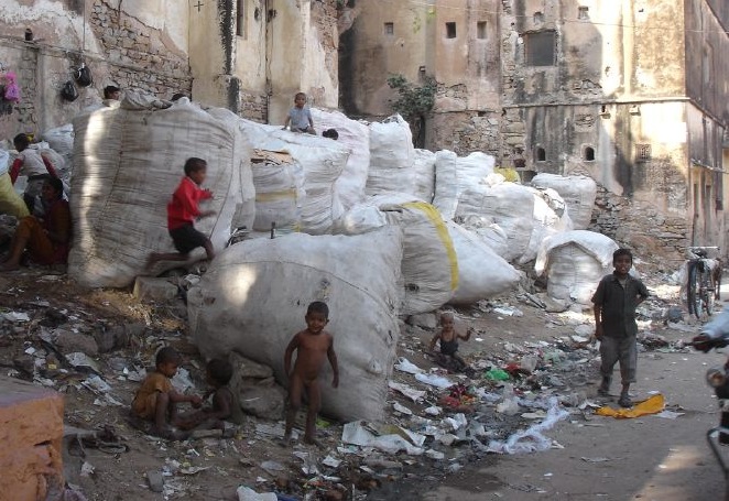 Indians liviing literally in the garbage