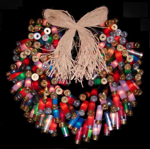 shotgun shell wreath diy