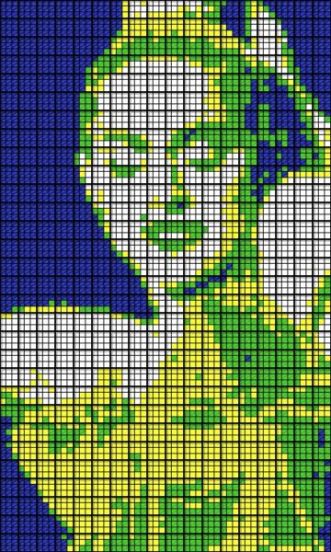 pixel art 32x32 grid madonna｜TikTok Search