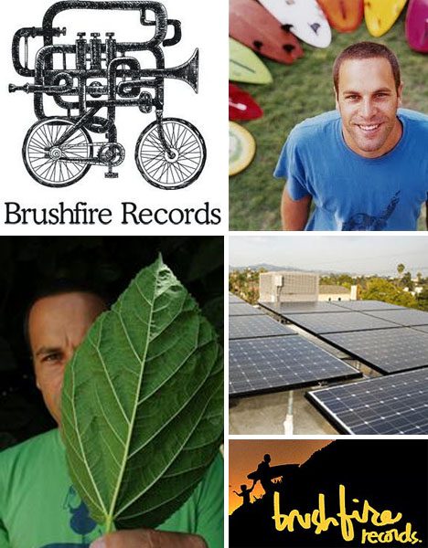 Brushfire Records recycling conservation