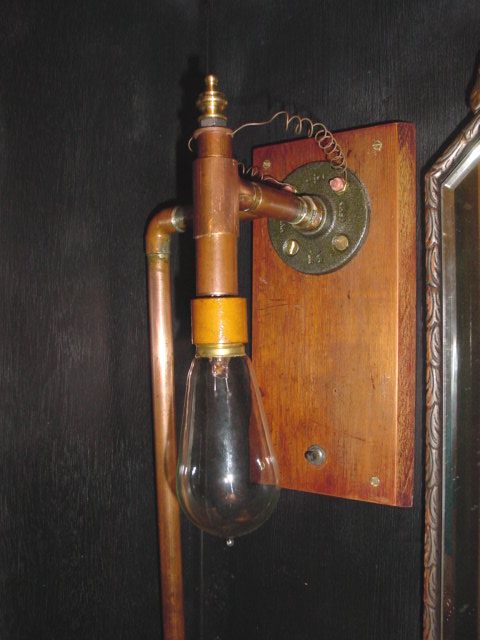 recycled steampunk bathroom fixtures