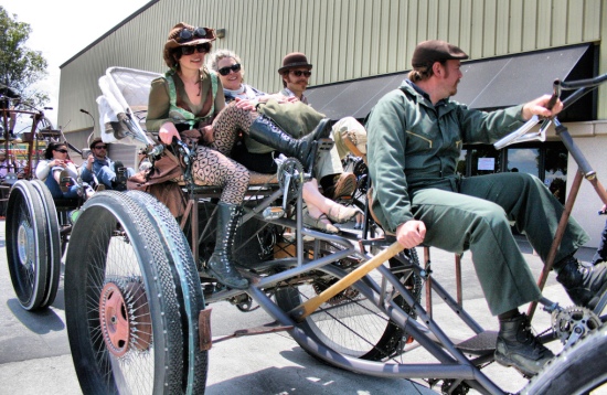 recycled steampunk bicycle