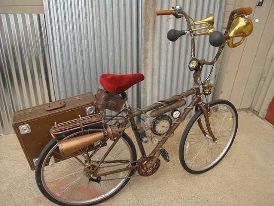 steampunk penny farthing