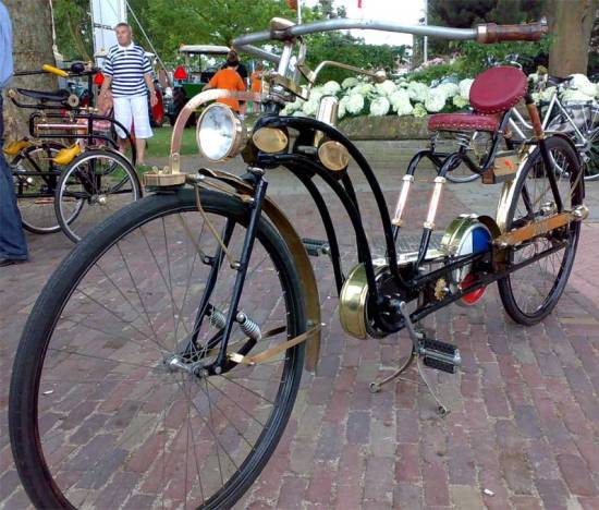 recycled steampunk bicycle