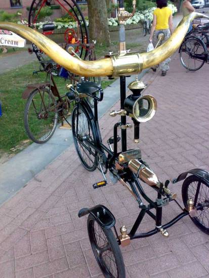 recycled steampunk bicycle