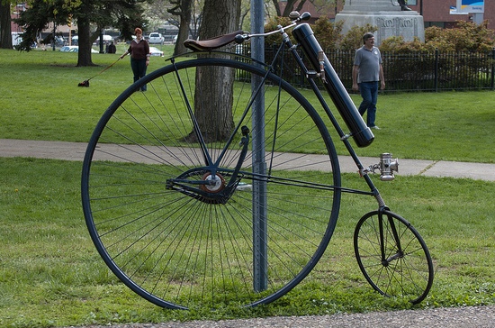 homemade penny farthing