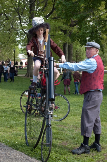 recycled steampunk bicycle