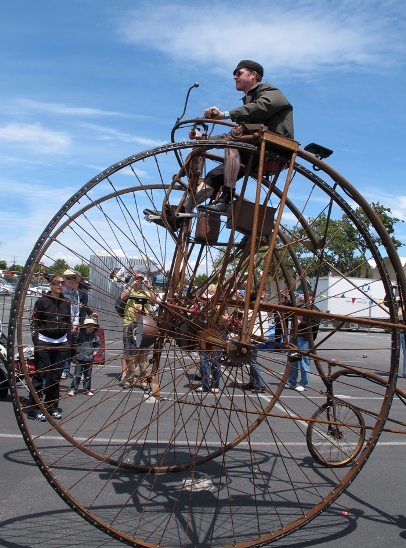 recycled steampunk bicycle