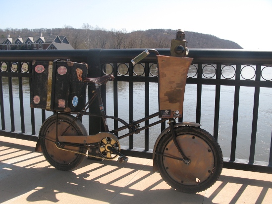 recycled steampunk bicycle