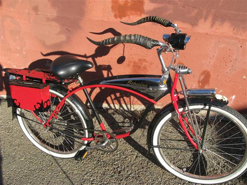 recycled steampunk bicycle