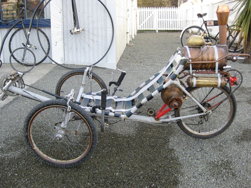 recycled steampunk bicycle