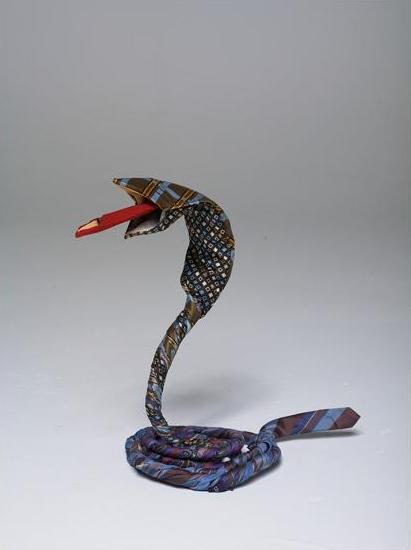 business ties recycled snakes