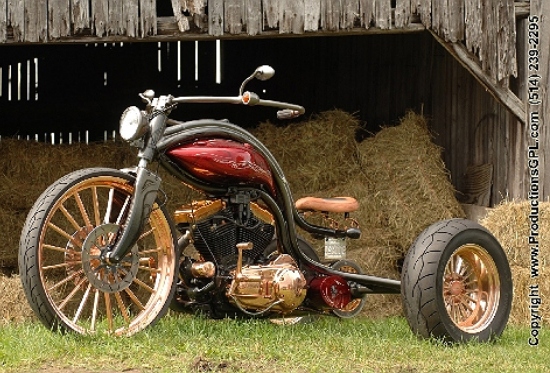 steampunk recycle motorcycle