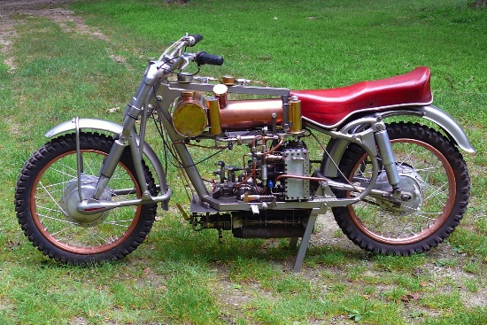 steampunk recycle motorcycle