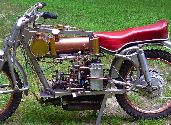 steampunk recycle motorcycle