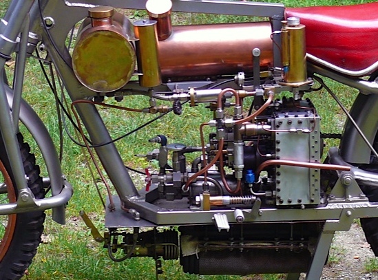 steampunk recycle motorcycle