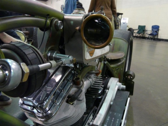 steampunk recycle motorcycle