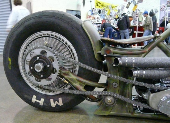 steampunk recycle motorcycle