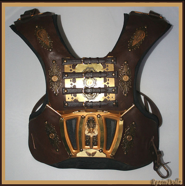 steampunk recycled armor