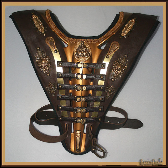 steampunk recycled armor