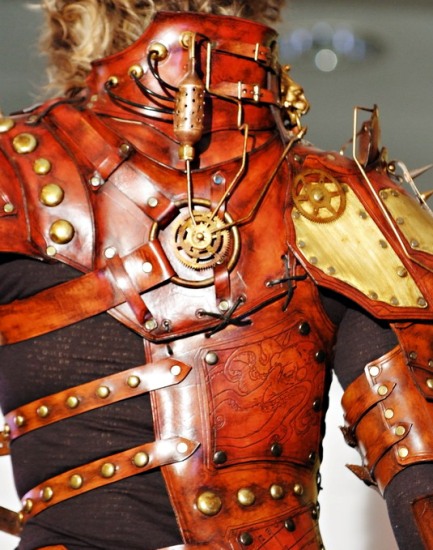 steampunk recycled armor