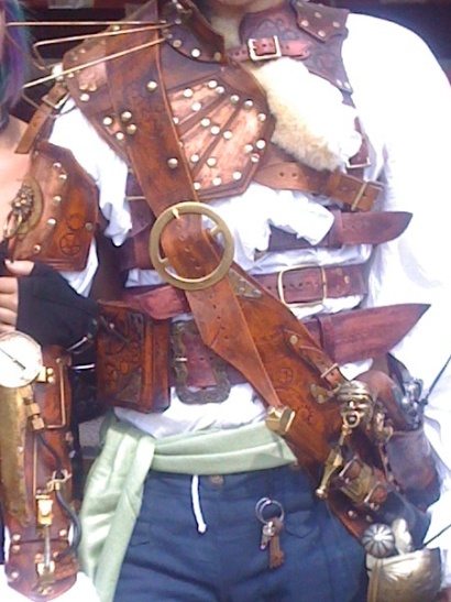 steampunk recycled armor