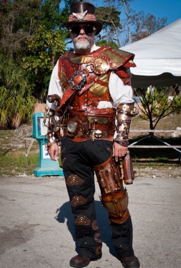 steampunk recycled armor