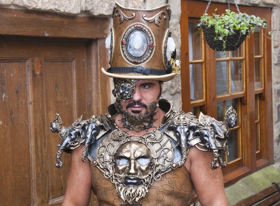 steampunk recycled armor