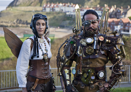 steampunk recycled armor