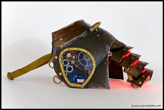 steampunk recycled armor