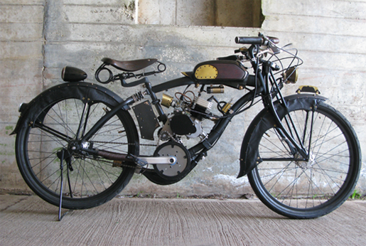 steampunk recycle motorcycle