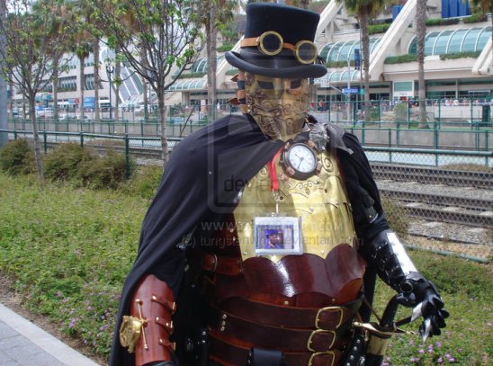 steampunk recycled armor