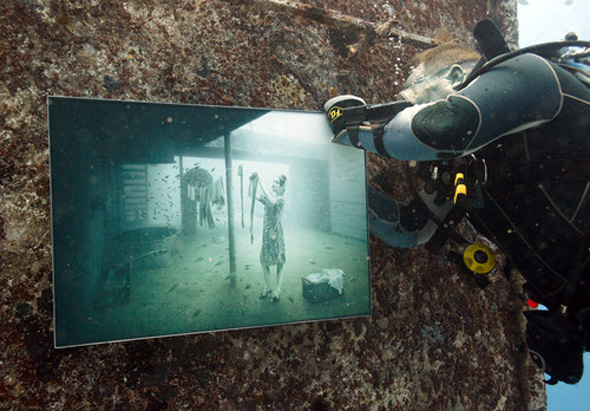 recycled shipwreck art gallery