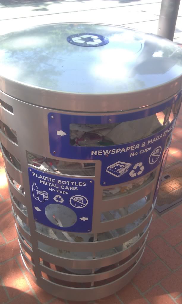 Portland recycling bin
