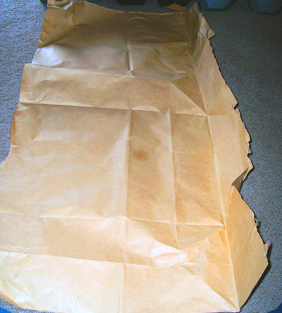 recycled paper bag wrapping