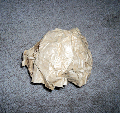 recycled paper bag wrapping