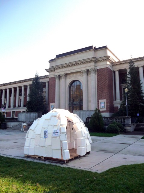 OSU recycling igloo