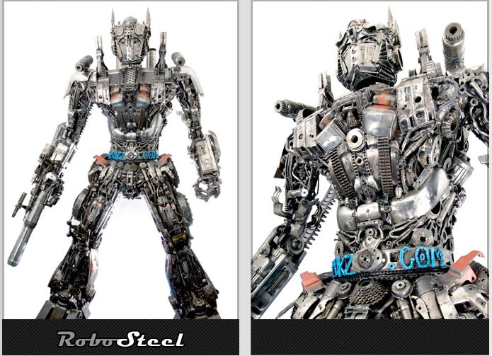 RoboSteel recycled sculpture