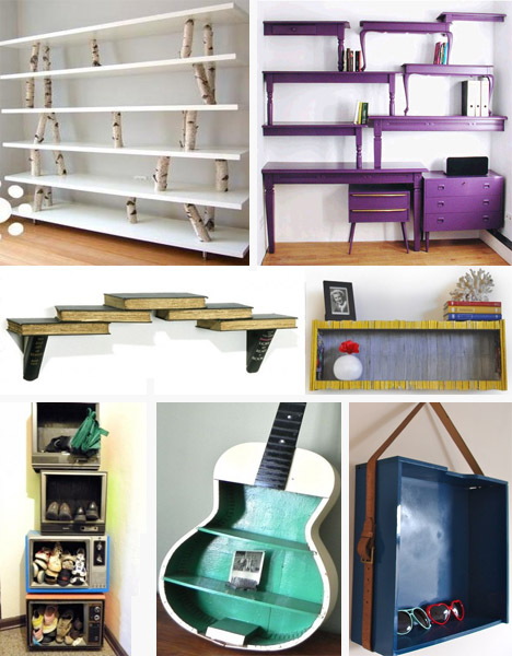 Trash To Treasure Shelving Units And Storage Ideas Recyclenation