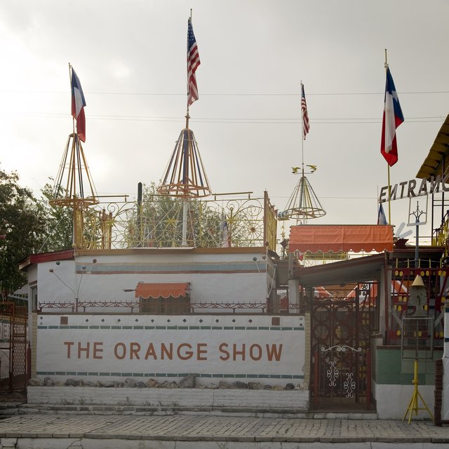 Orange Show recycled art