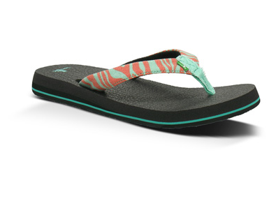 sanuk flip flops yoga mat