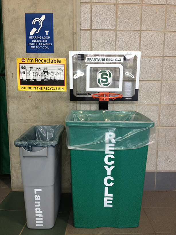Breslin Center recycling