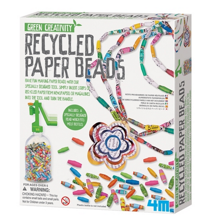 Toysmith 4M recycled paper beads