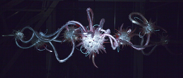 Aurora Robson’s Waste Stream Materials Made into Recycled Art
