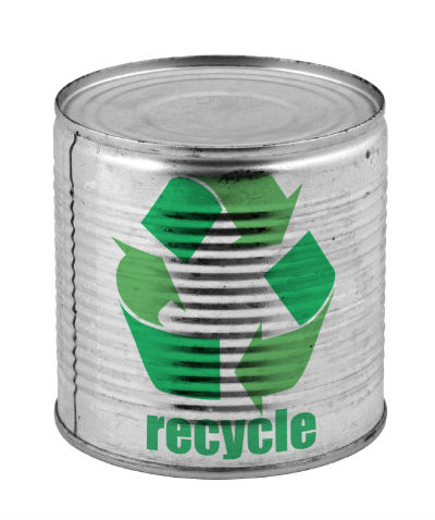 The different types of metal that can be recycled