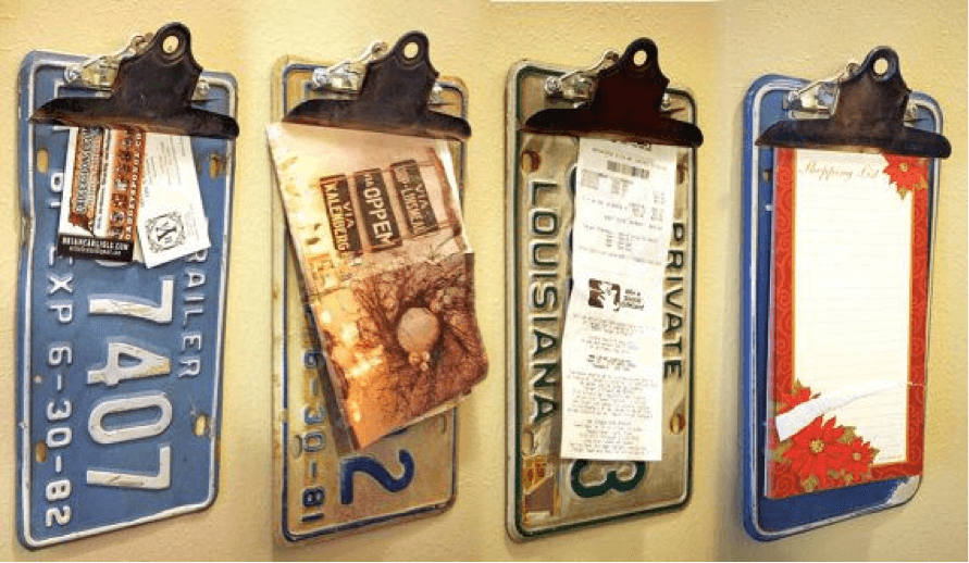 Ten Incredibly Repurposed License Plates Recyclenation