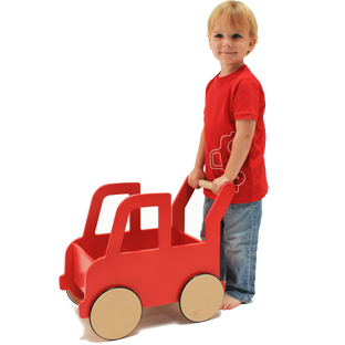 red push cart for toddlers