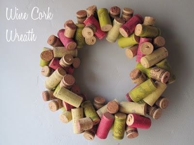 DIY Cork Wreath + How to Recycle Wine Corks - Ridge Vineyards