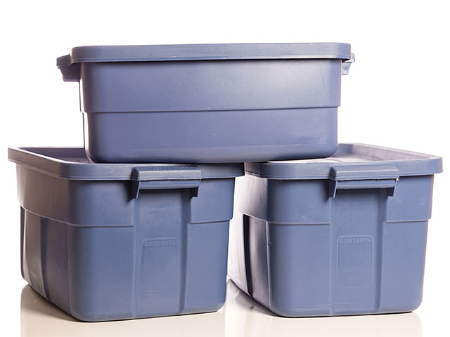 plastic tubs for toys